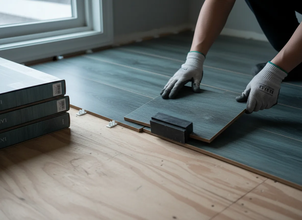 Luxury Vinyl Plank Installation company in Selfridge, ND